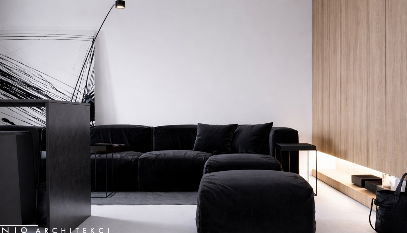 Minimalistyczne mieszkanie 55 m² Warszawa